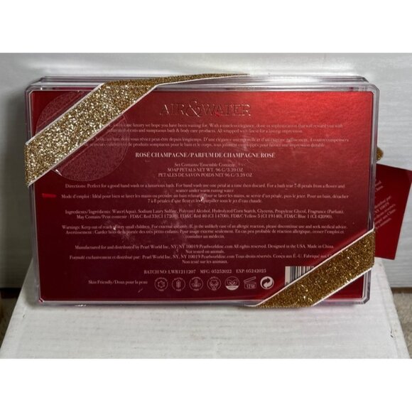 Air & Water Soap Petal Therapy Set Rose Champagne Scent - Picture 4 of 5